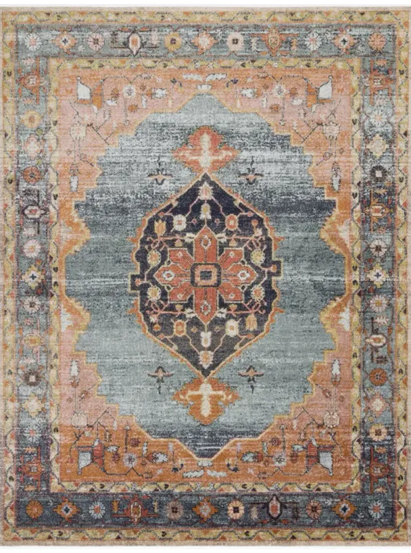 Magnolia Home Graham Blue Sunrise Area Rug - 2 7  x 4 0  