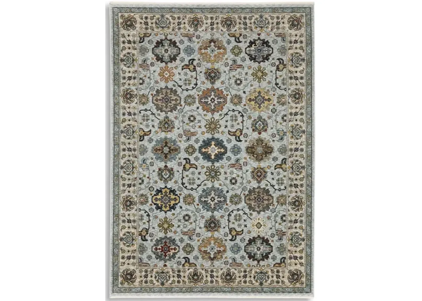 Aberdeen Mosaic Grey Area Rug - 2 0  x 3 0   