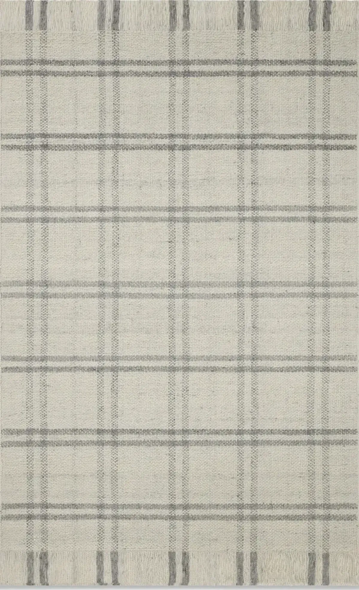 Magnolia Home Caleb Natural Grey Area Rug - 2 3  x 3 9   