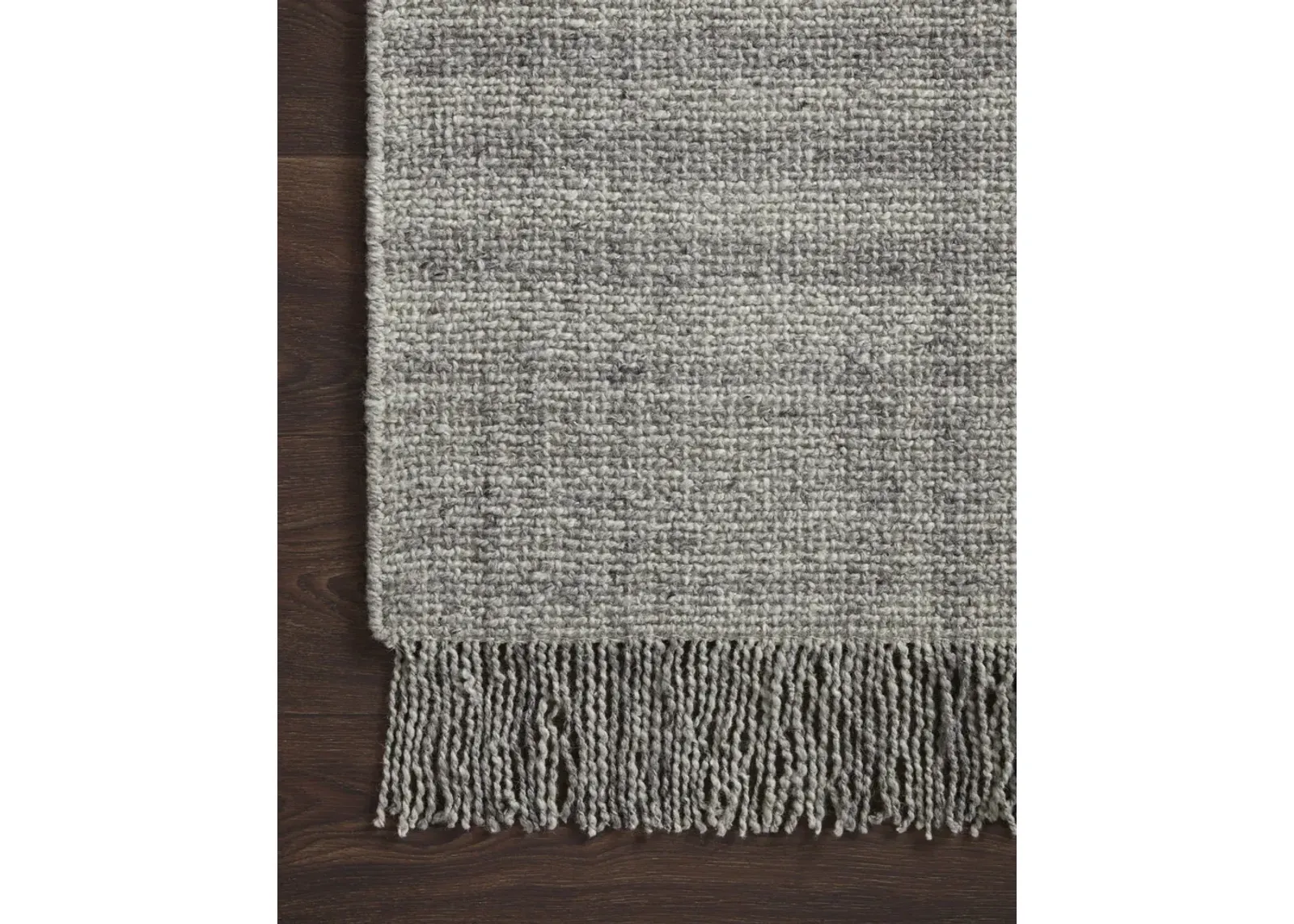 Magnolia Home Caleb Grey Dark Grey Area Rug - 2 6  x 7 6   