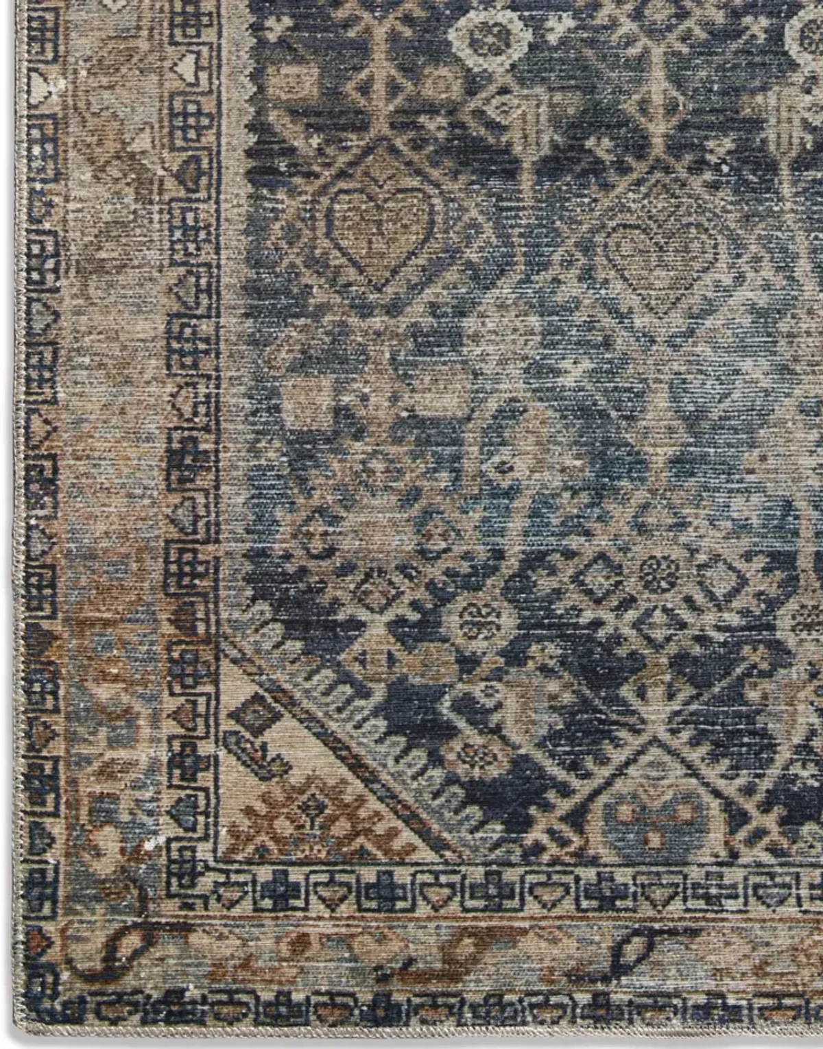 Magnolia Home Lenna Indigo Natural Area Rug - 2 3  X 3 9 