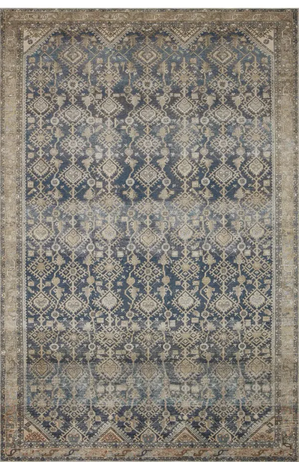 Magnolia Home Lenna Indigo Natural Area Rug - 2 3  X 3 9 
