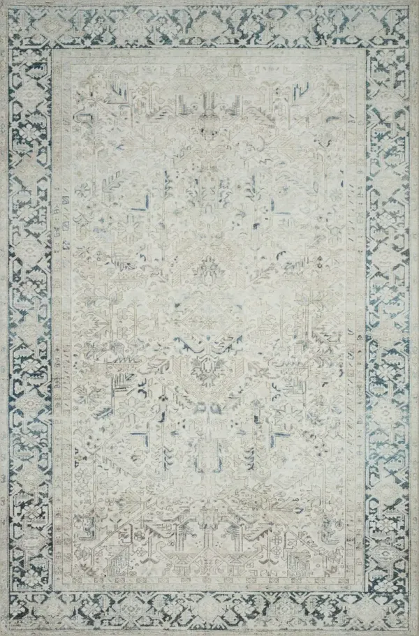 Magnolia Home Lenna Natural Denim Area Rug - 2 3  x 3 9