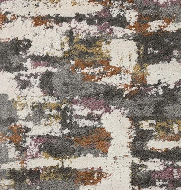 Levitt Shag Grey Multi 2 3  x 4 0  Area Rug