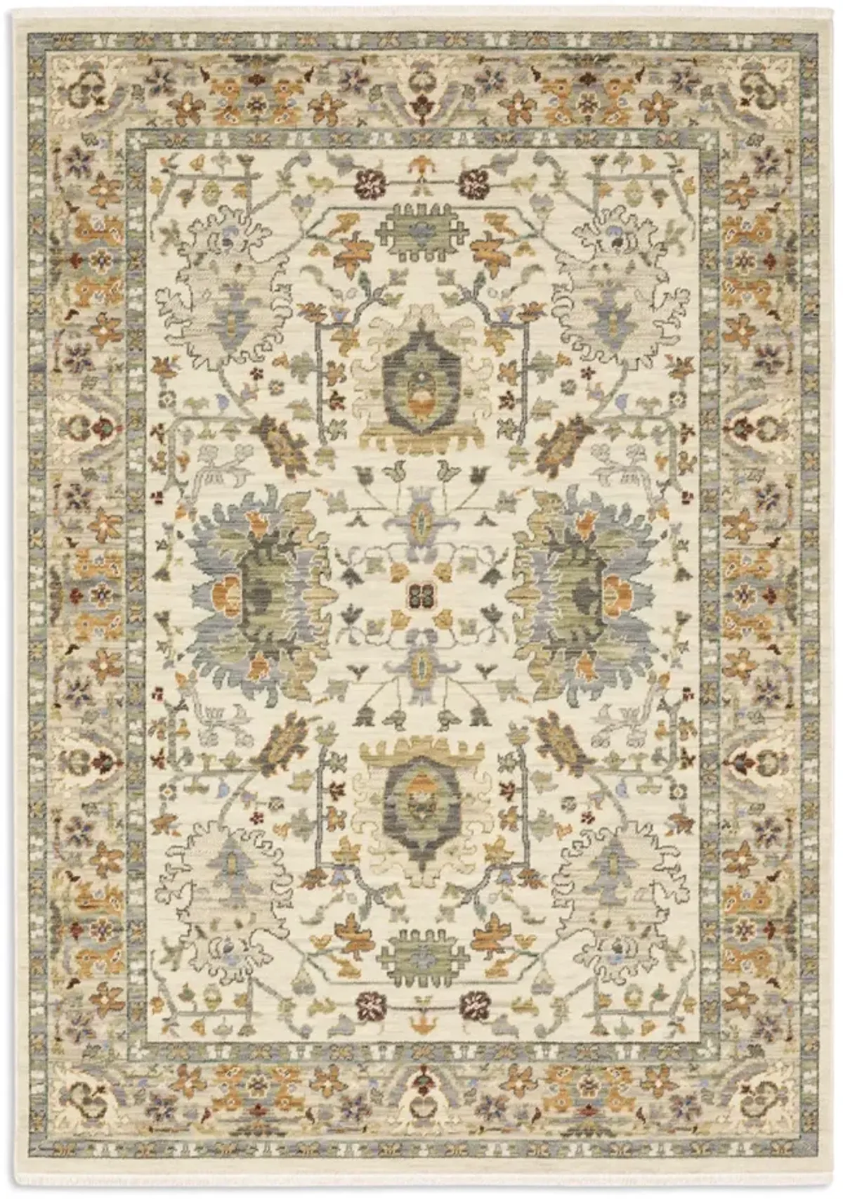 Lucca Ivory Multi 2 0  x 3 0  Area Rug