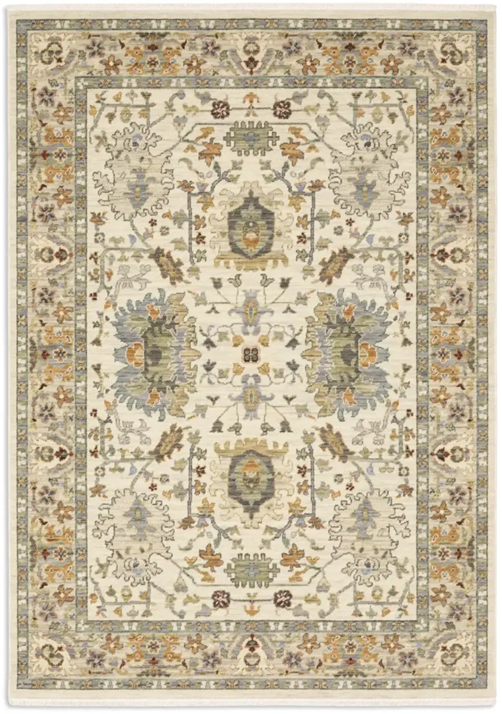 Lucca Ivory Multi 2 0  x 3 0  Area Rug