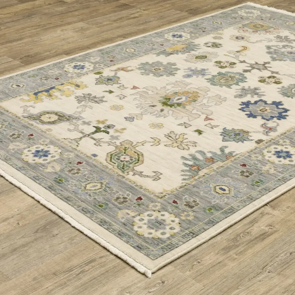 Lucca Blue Ivory - 2 0  x 3 0  Area Rug