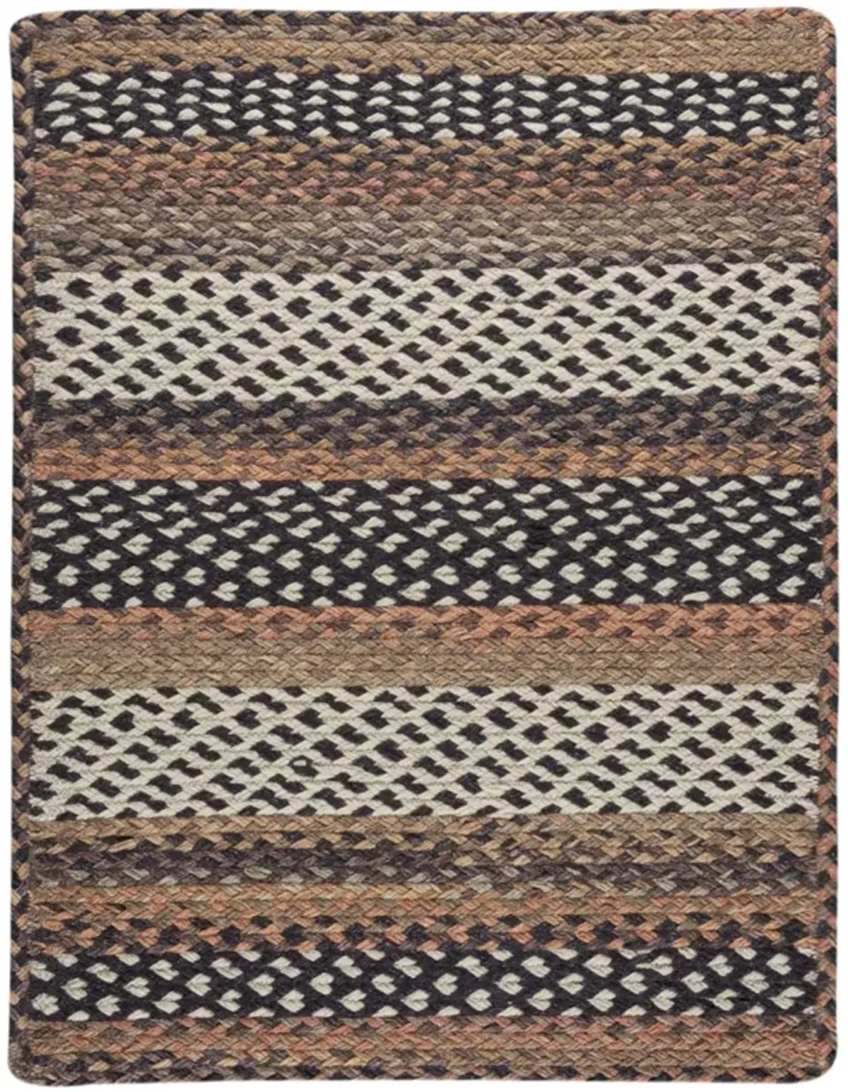 Wanderer Braid Cognac 3 0  x 5 0  Area Rug