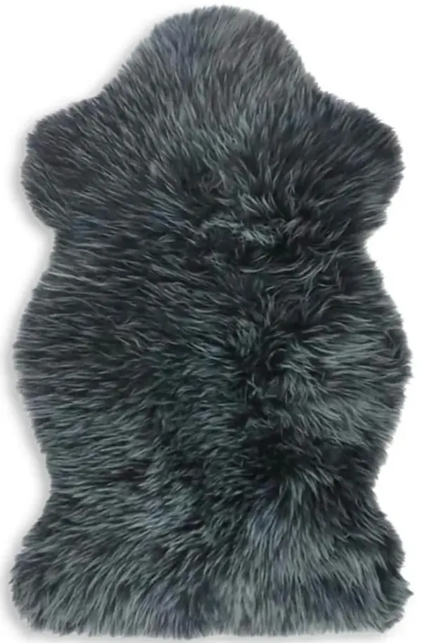 Breeze Sheepskin Caviar Area Rug - 2 0  X 3 0 