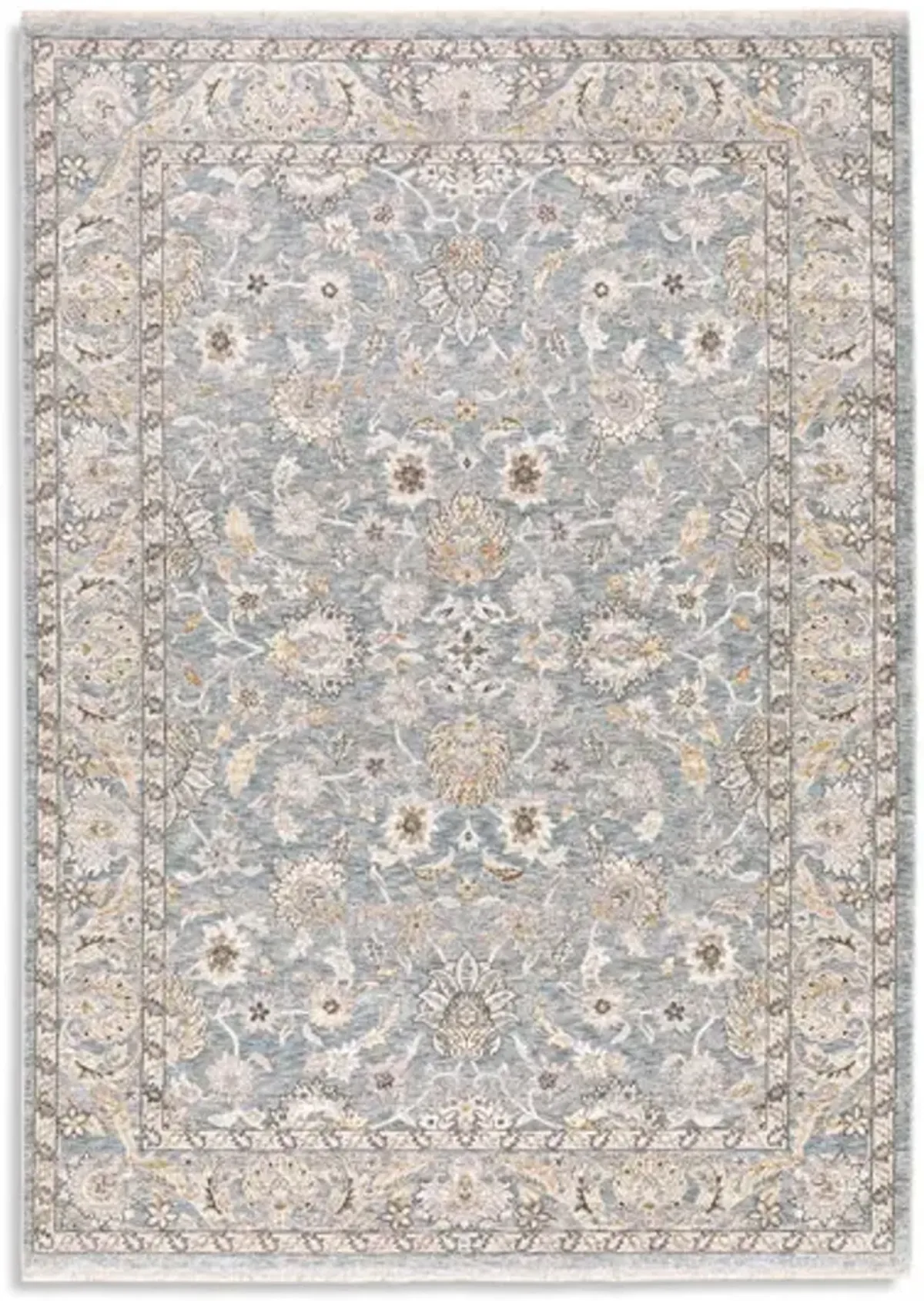 Maharaja Azure 2 0  x 3 0  Area Rug