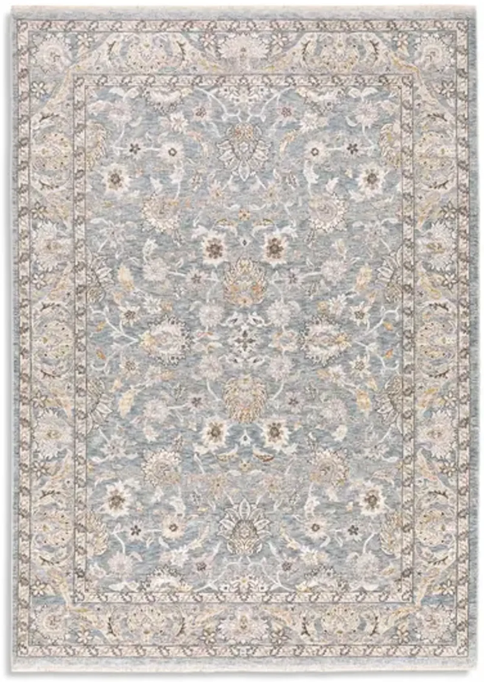 Maharaja Azure 2 0  x 3 0  Area Rug