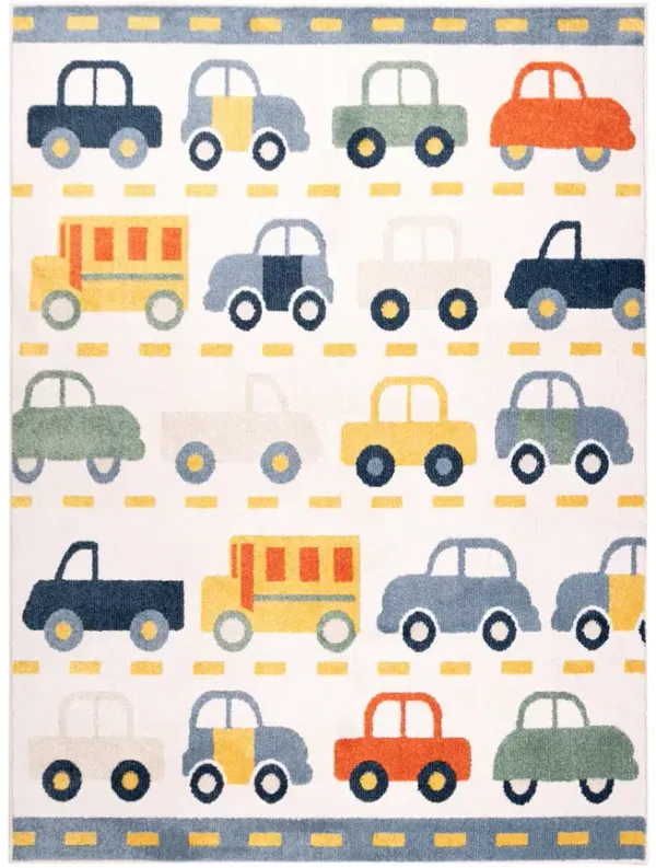 Traffic White Area Rug - 2 7  X 3 11