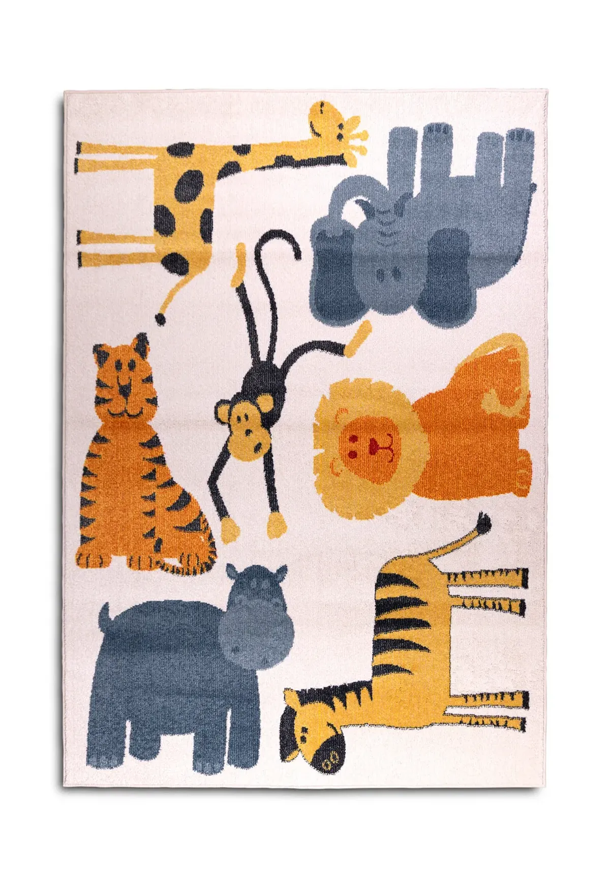 Safari White - 2 7  x 3x11  Area Rug