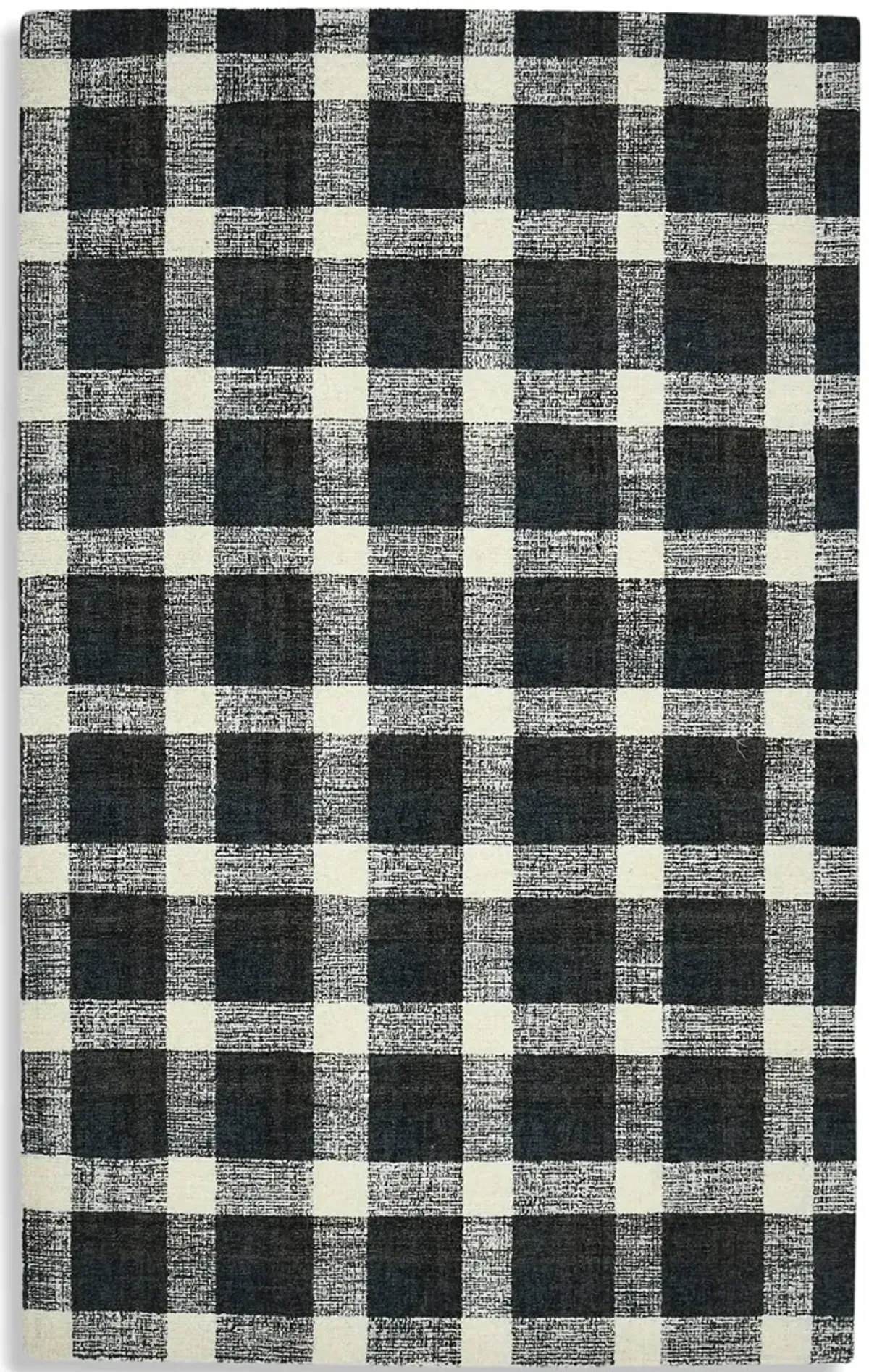 Tartan Charcoal - 2 0  x 3 0  Area Rug