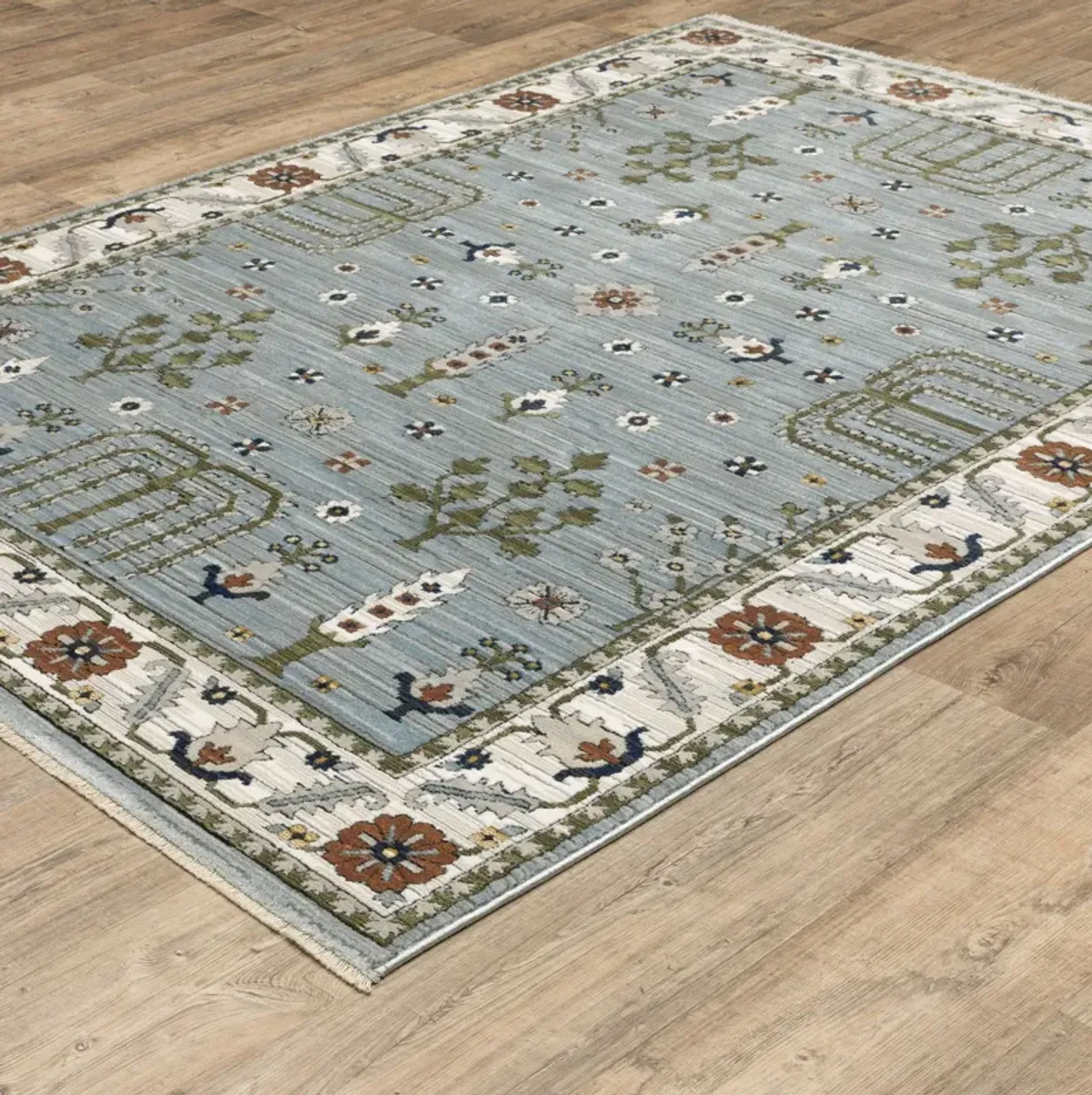 Keira Blue Green Area Rug -3 3  x 5 0 