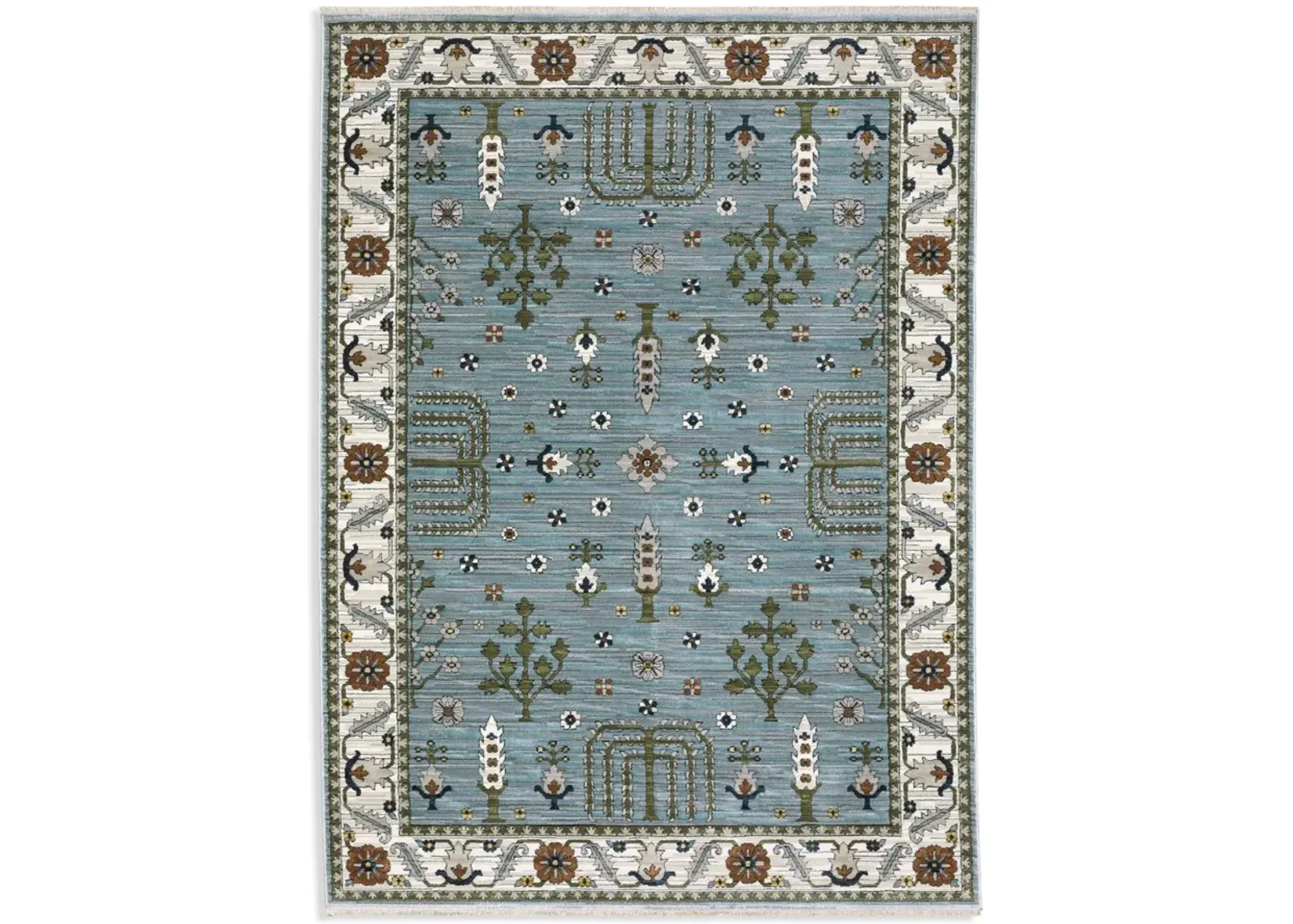 Keira Blue Green Area Rug -3 3  x 5 0 