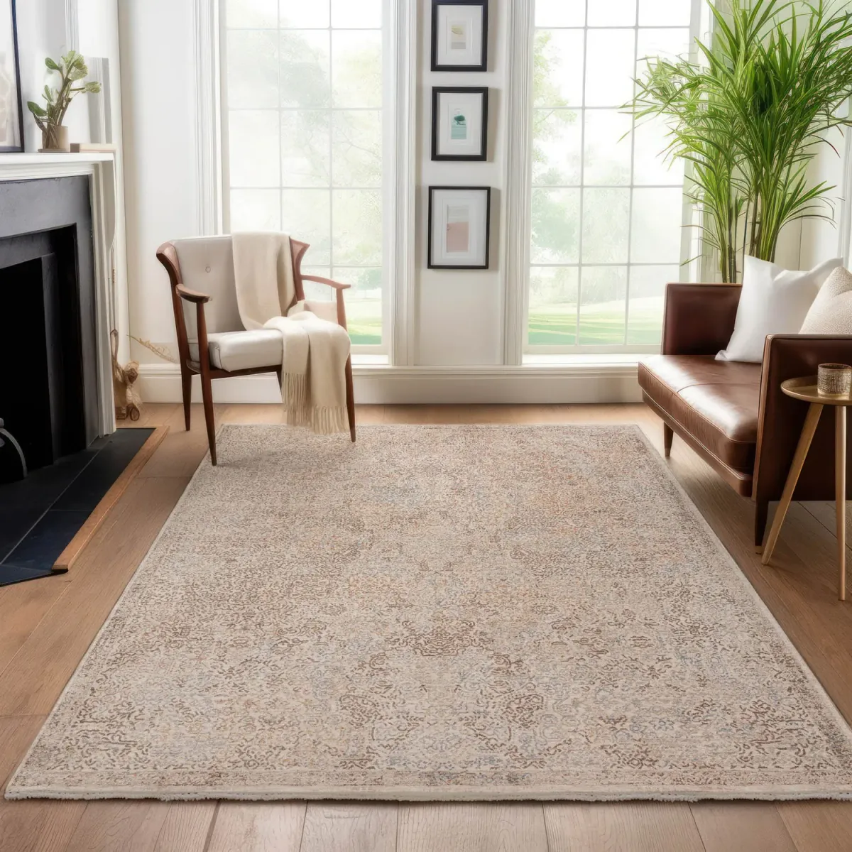 Vienna Ivory Area Rug - 20  x 30 