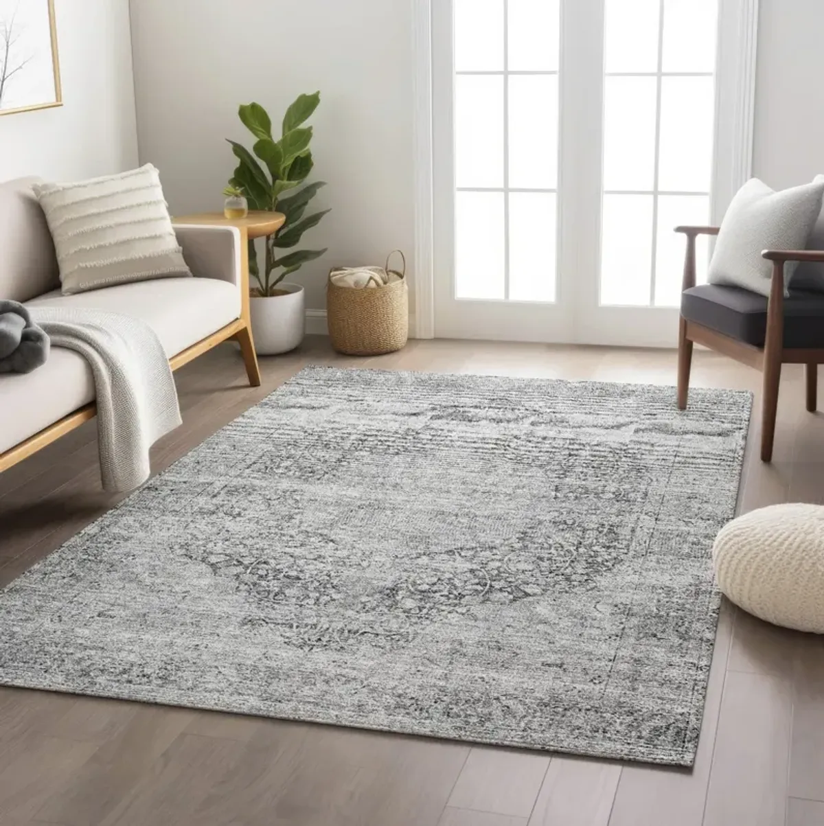 Karaj Gray Area Rug - 20  X 30 