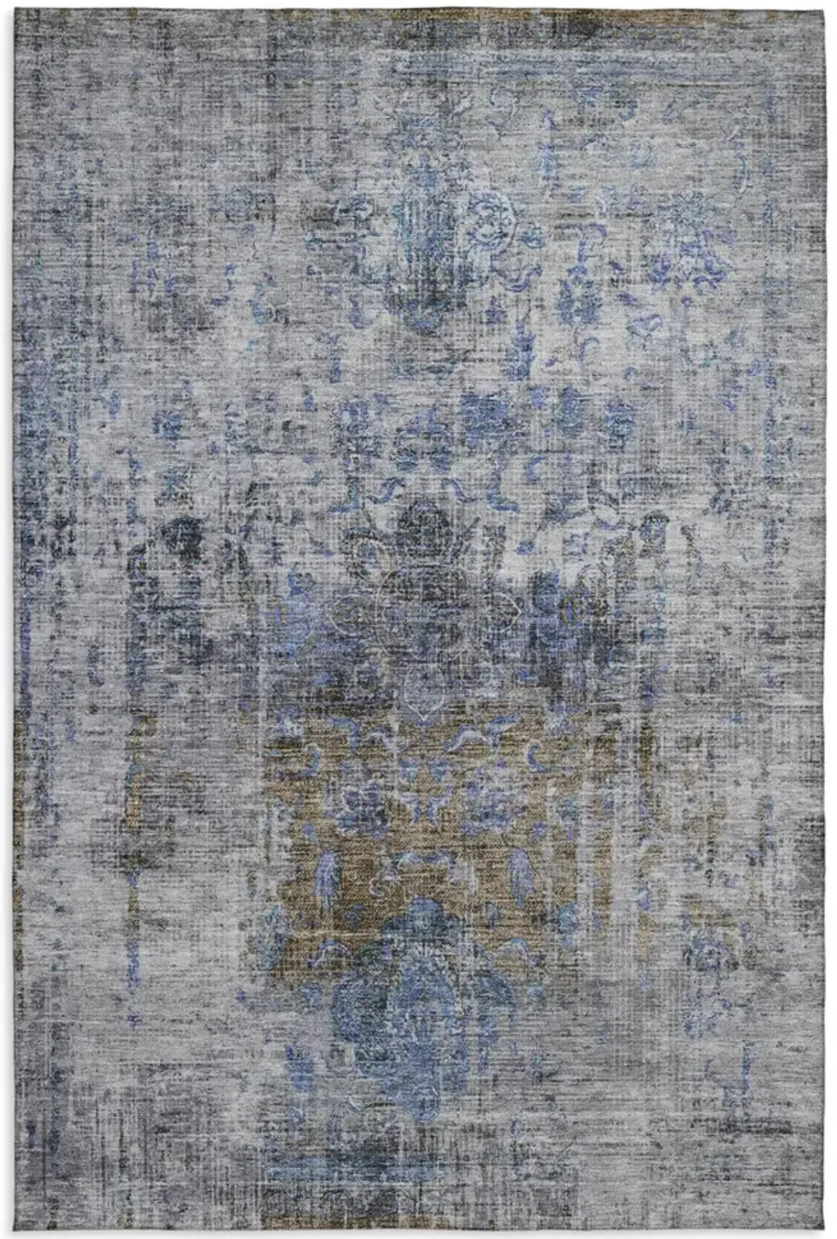 Karaj Blue Area Rug - 2 6  X 3 10 