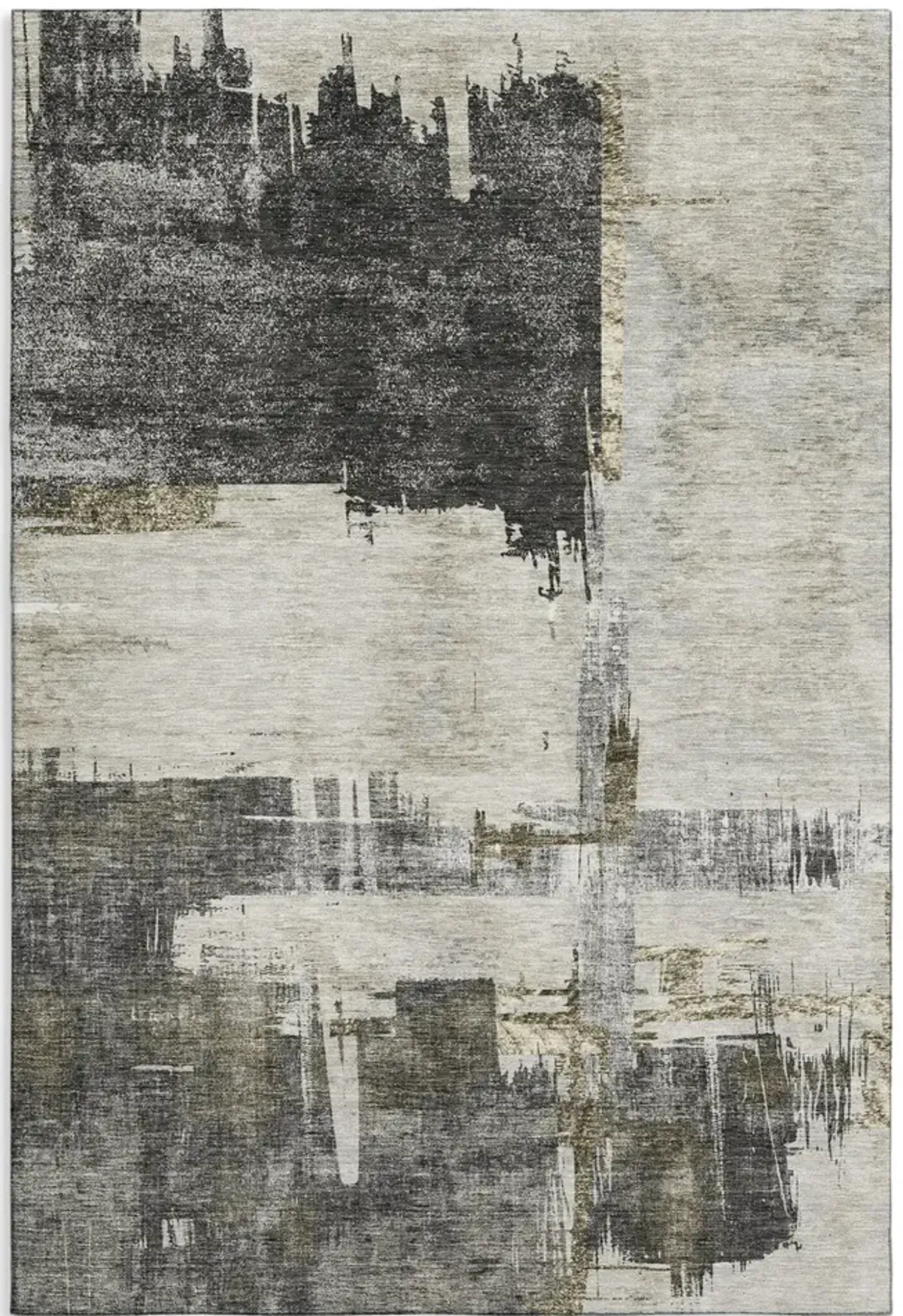 Trevi Gray Area Rug - 2 6  X 3 10 