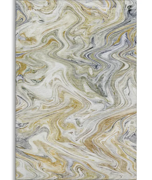 Ravenna Linen Washable Area Rug - 2 6  X 3 10 