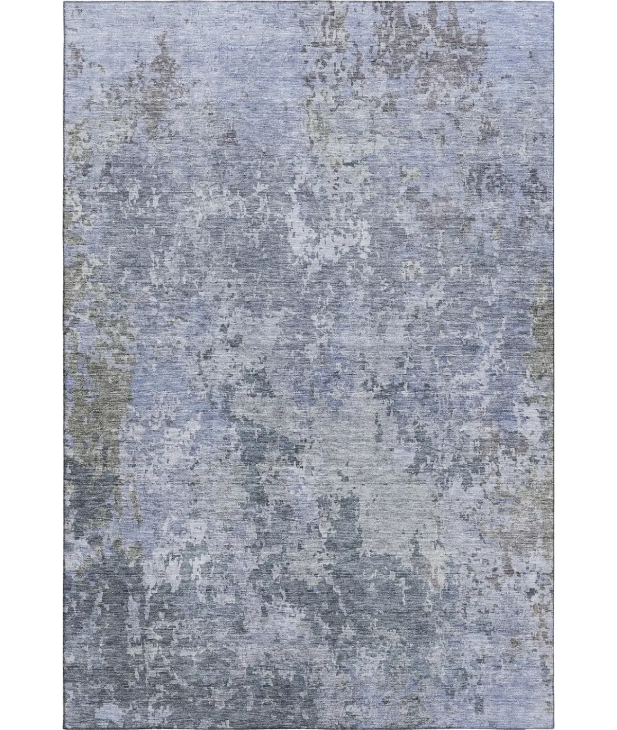 Bresca Blue Washable Area Rug - 2 6  X 3 10 