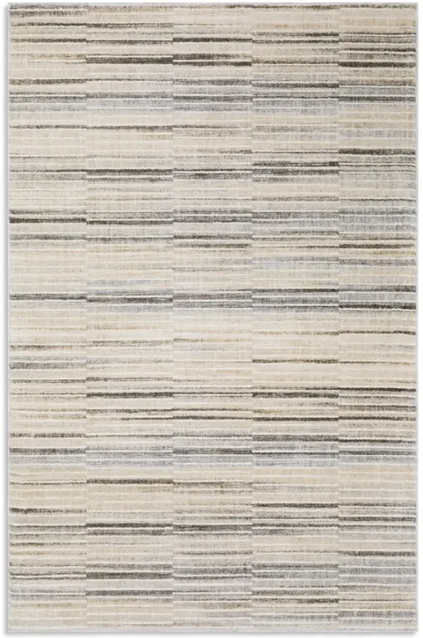 Oliver Blue Grey Area Rug - 3 3  X 5 0 