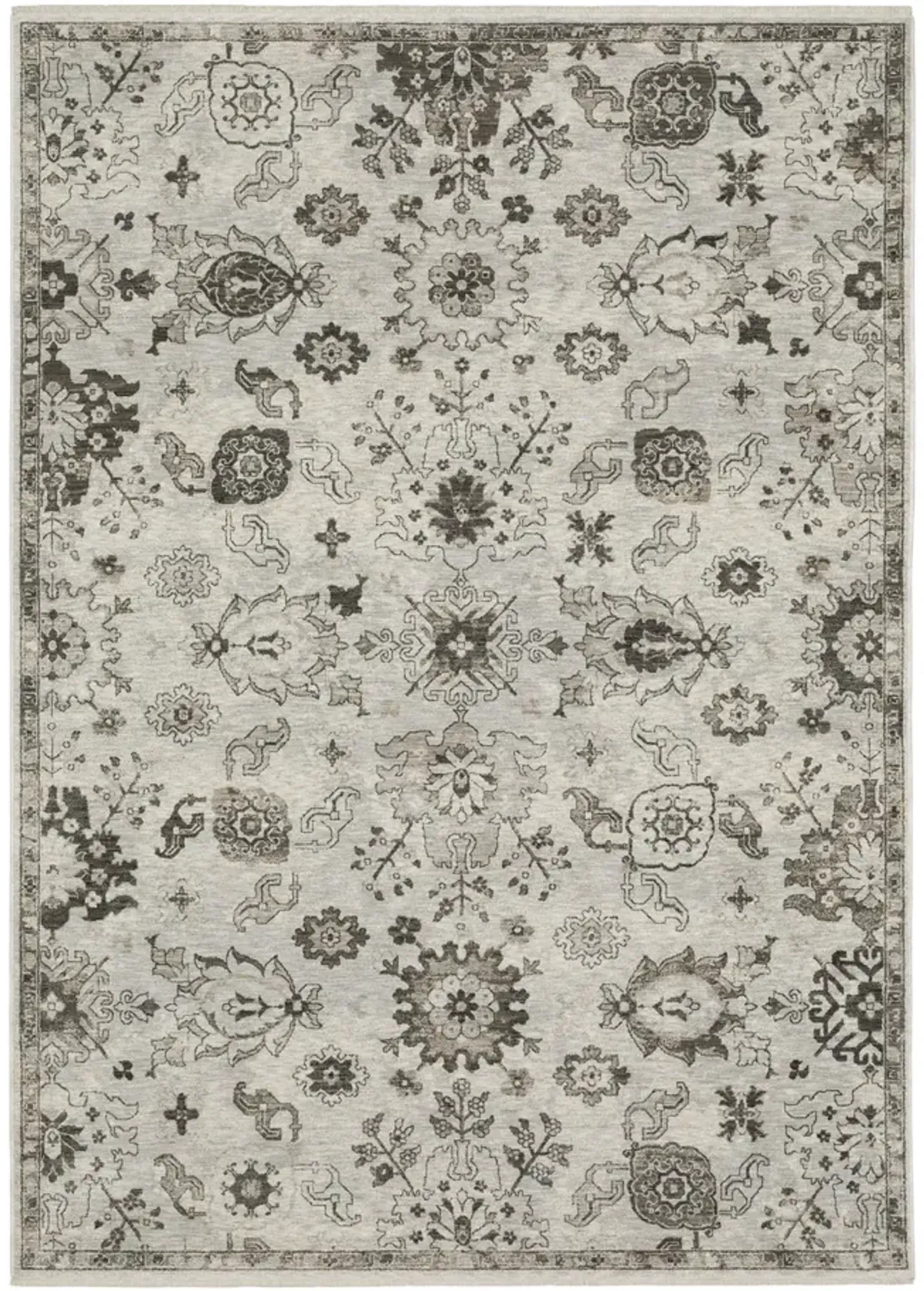 Chamberlain Grey Ivory Area Rug - 3 3  X 5 0 