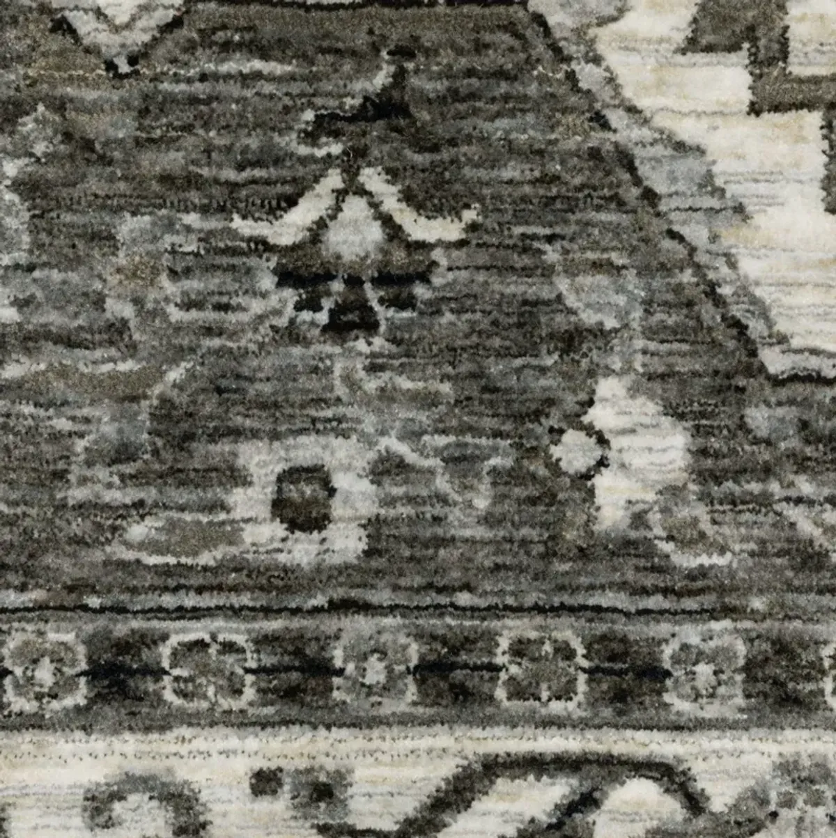 Chamberlain Charcoal Ivory Area Rug - 3 3  X 5 0 