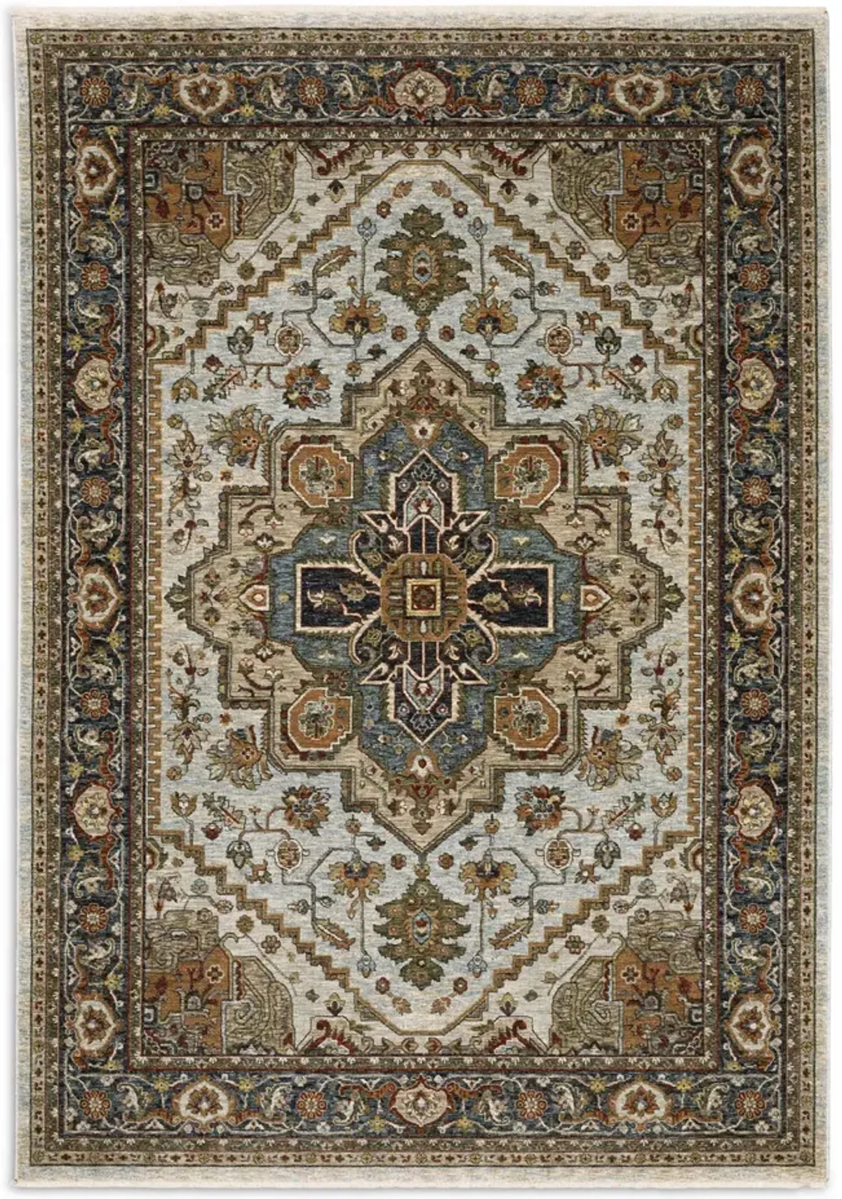 Aberdeen Medallion Ivory Area Rug - 3 3  X 5 0 