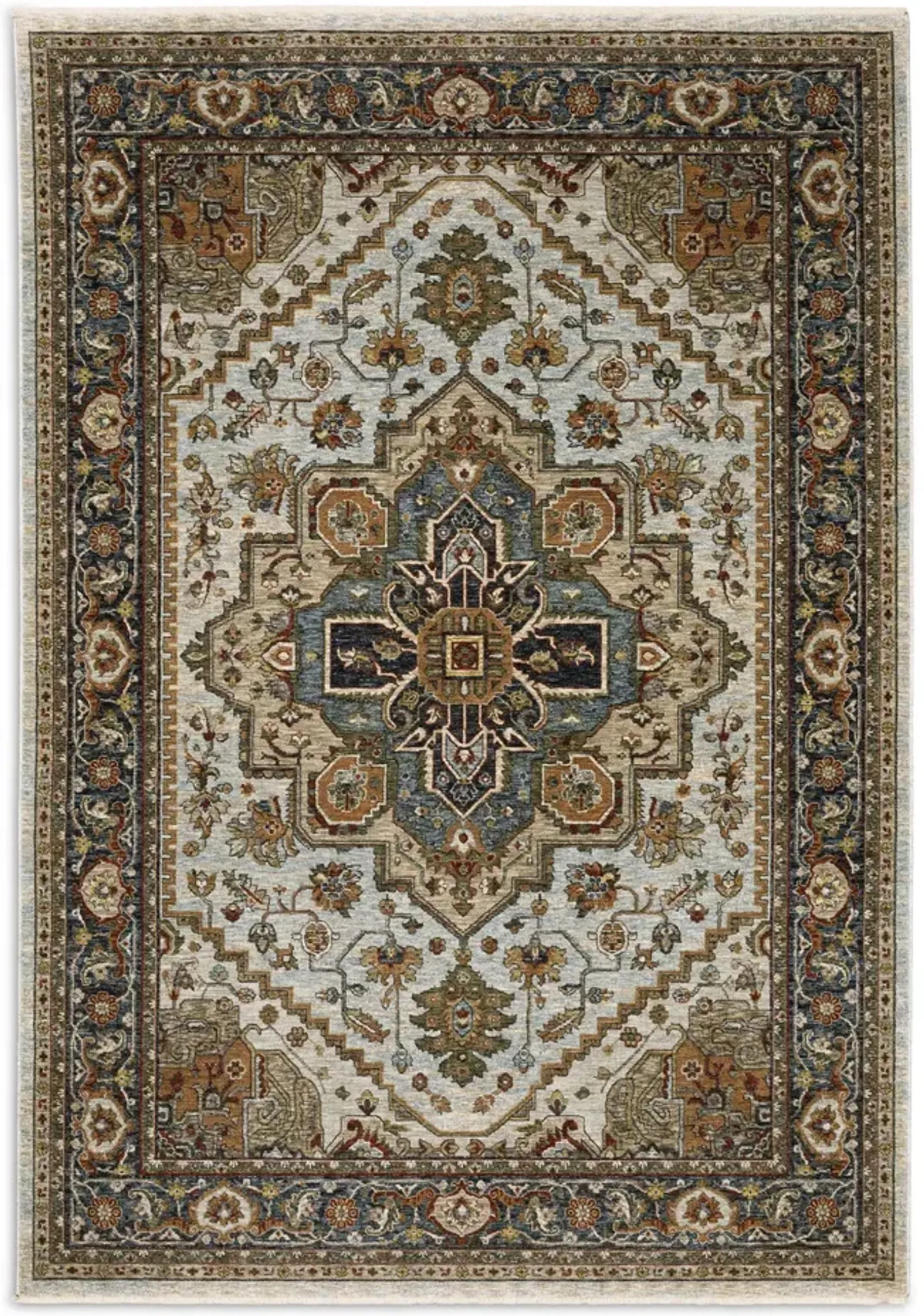 Aberdeen Medallion Ivory Area Rug - 3 3  X 5 0 