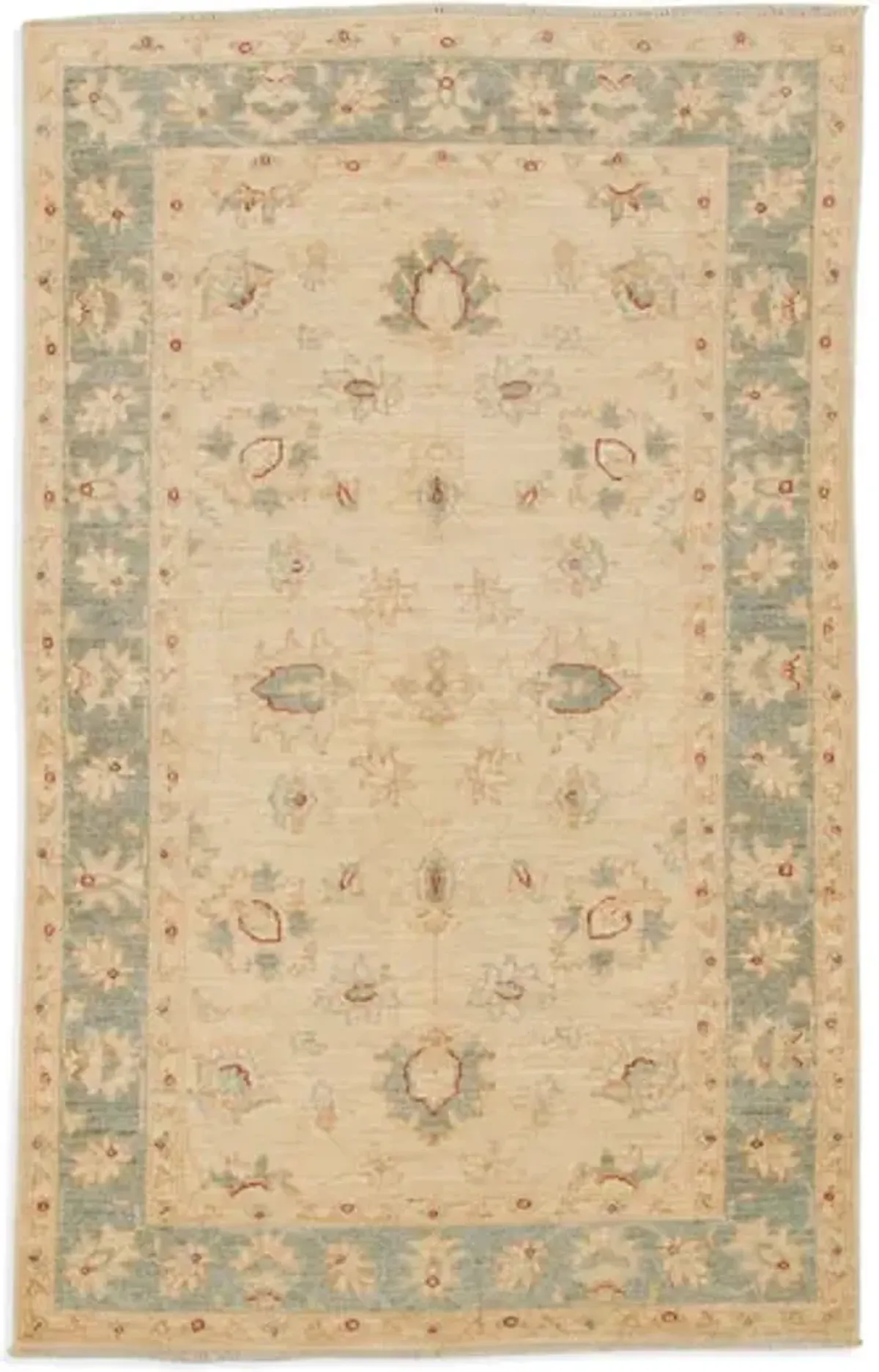 Hand Knotted 3 8  x 5 10  