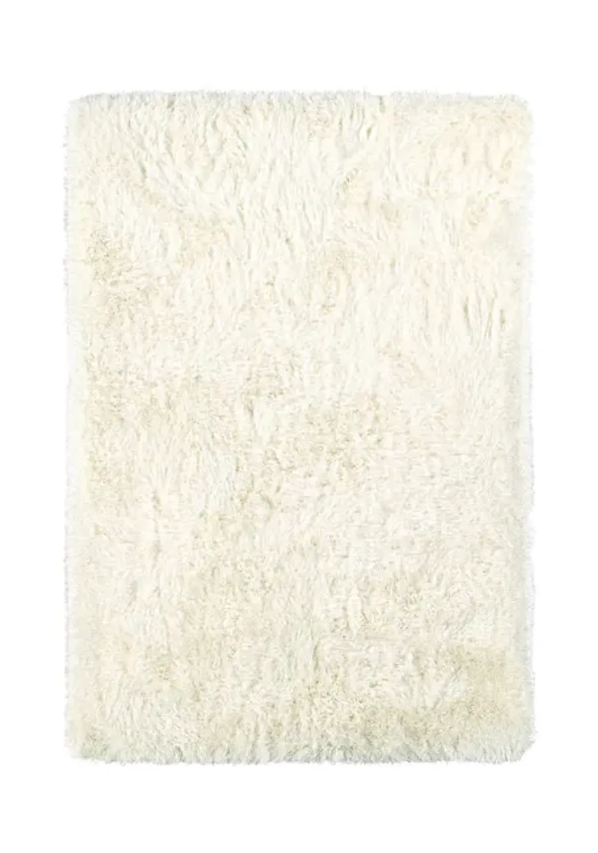 Impact Ivory Shag Area Rug - 3 6  X 5 6 