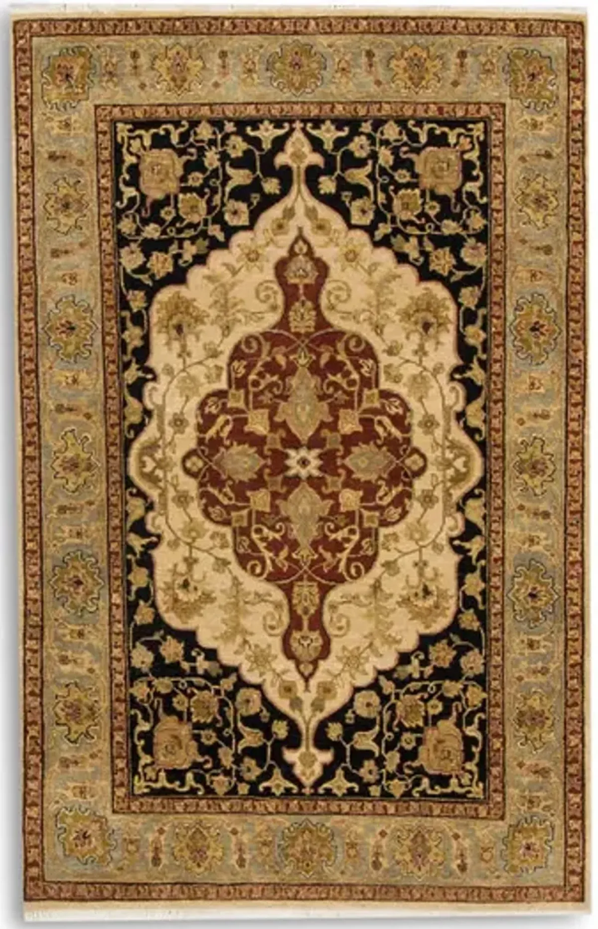 Hand Knotted 4 0  x 6 2  