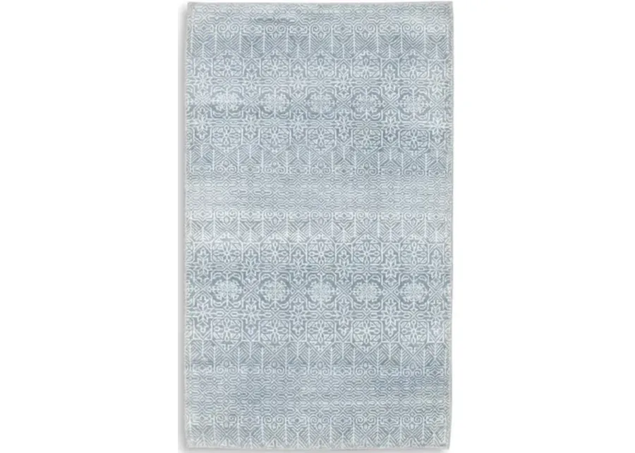 Hand Knotted Area Rug - 2 11  X 5 0 