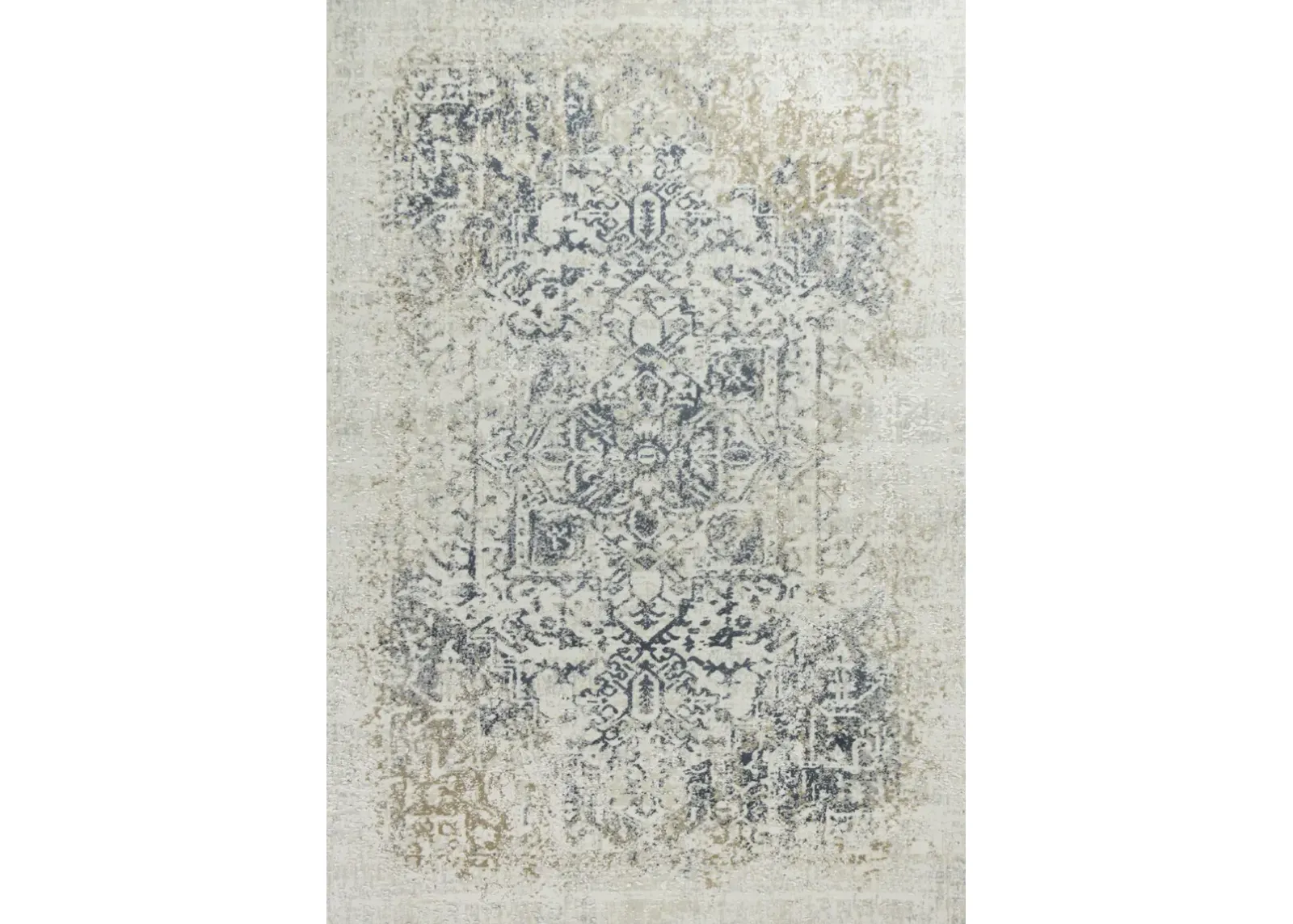 Generations Ivory Grey Area Rug - 3 3  X 4 11 