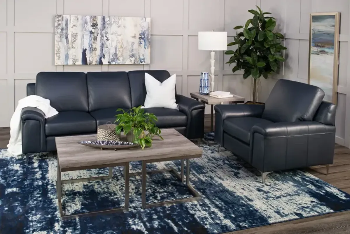 Panache Wave Blue Area Rug - 3 3  X 5 3 