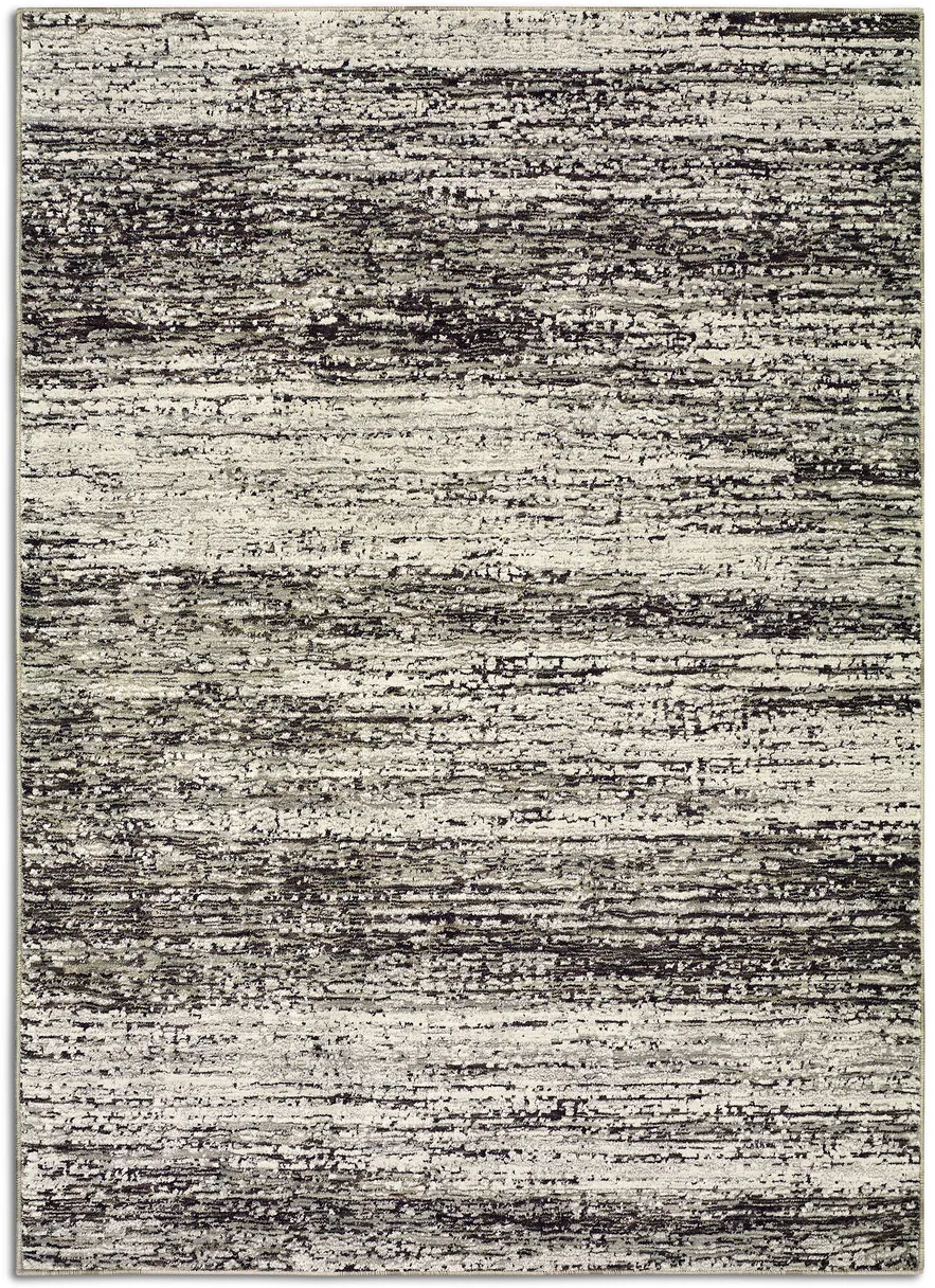 Atlas Striation Gray Area Rug - 3 3  X 5 2 