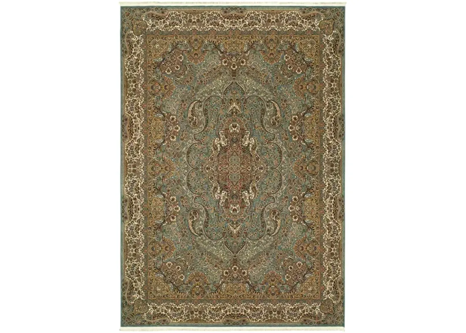 Masterpiece Medallion Blue Area Rug