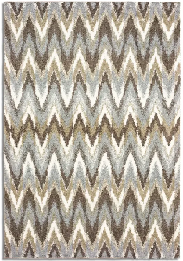 Verona Chevron Area Rug - 3 10  X 5 5 