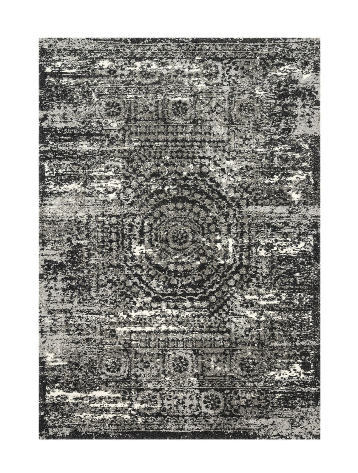 Viera Graphite Black Area Rug - 3 10  X 5 7 