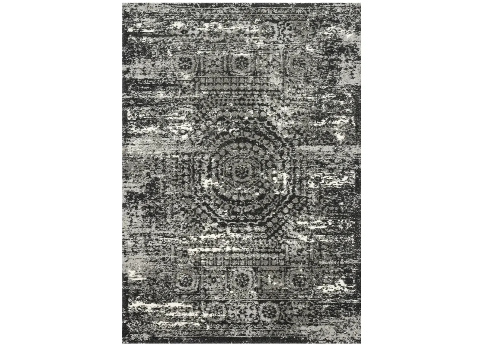 Viera Graphite Black Area Rug - 3 10  X 5 7 