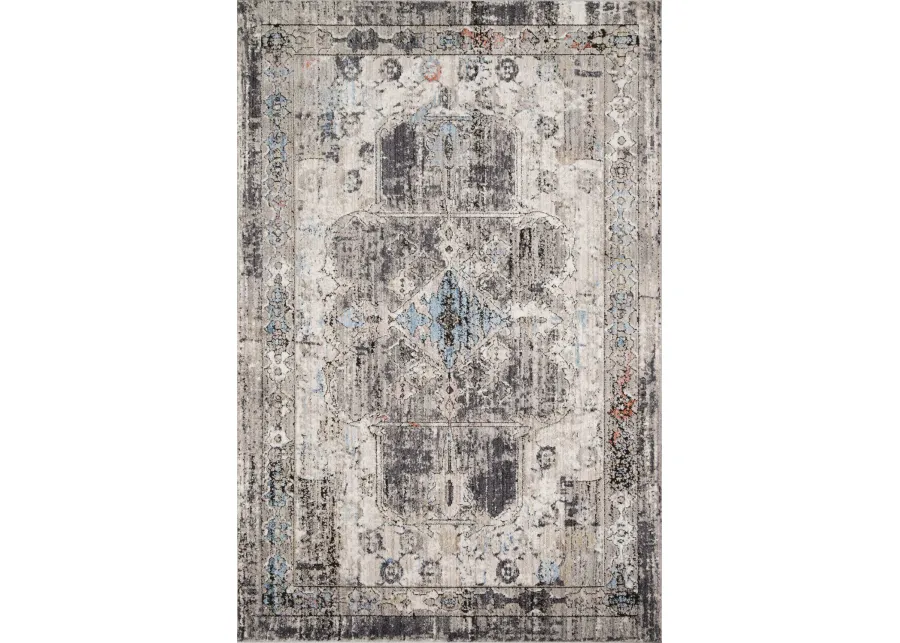 Medusa Natural Stone Area Rug - 3 11  X 5 7 