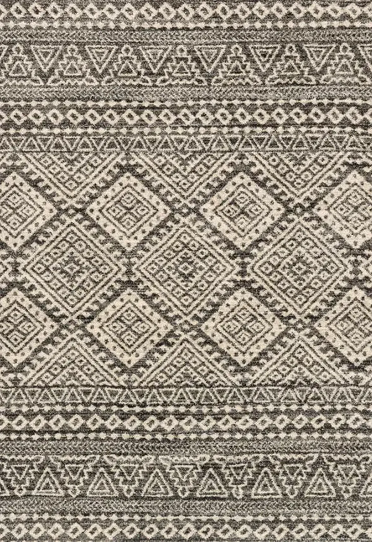 Emory Graphite Ivory Area Rug - 3 10  X 5 7 