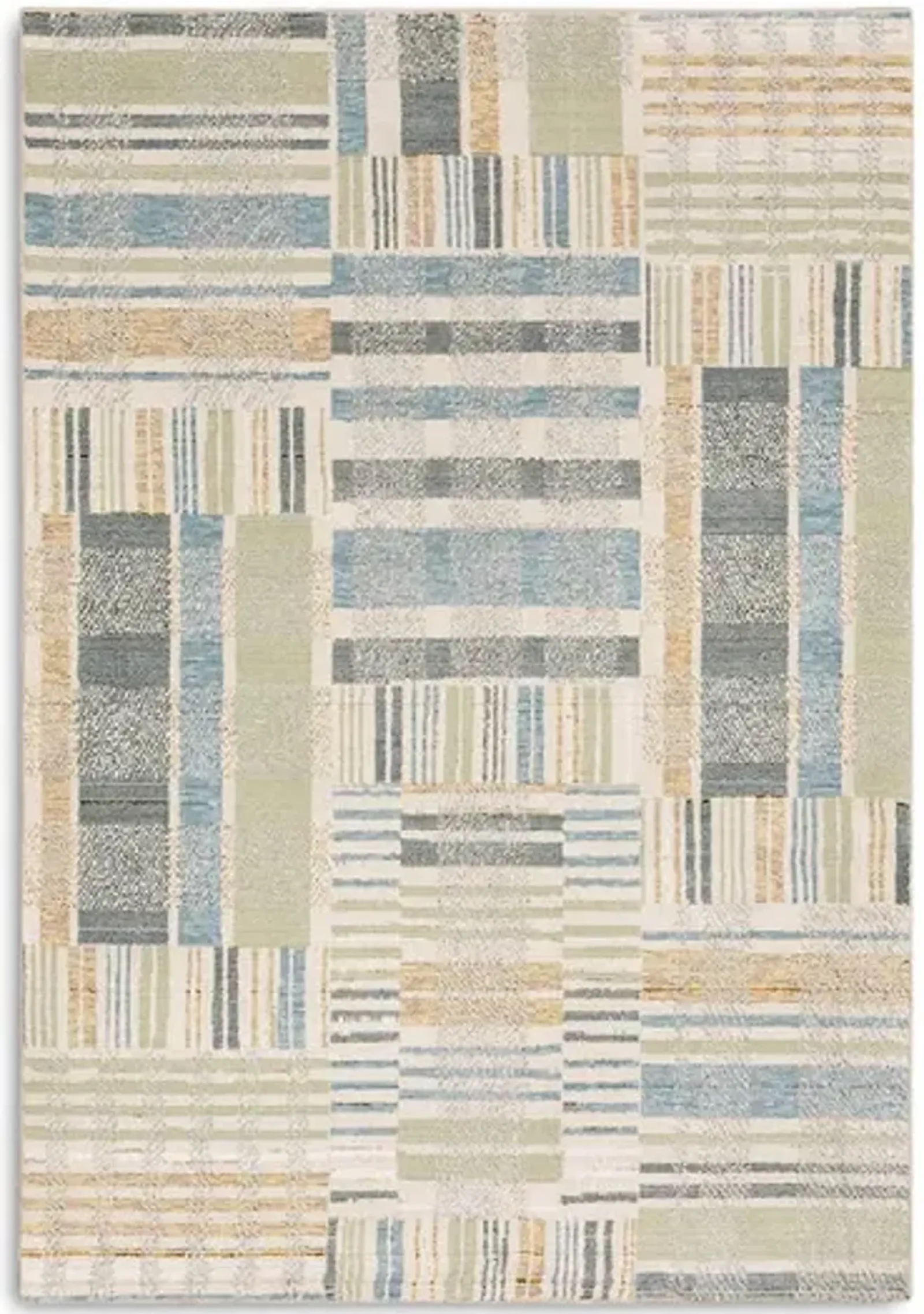 Atlas Geometric Green Area Rug - 3 3  X 5 2 