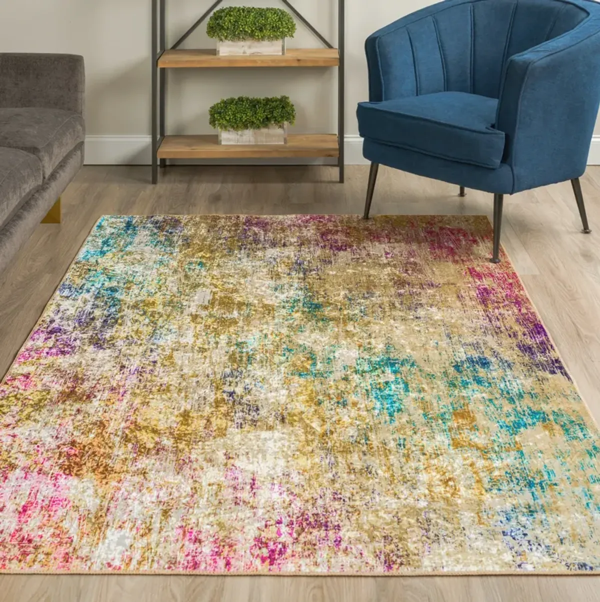 Nebula Celebration Area Rug - 3 3  X 5 3 