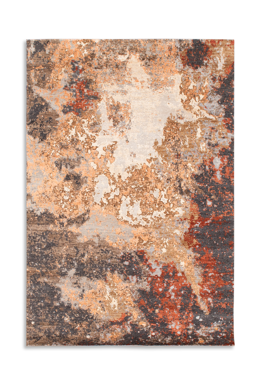 Galaxy Amber Hand Knotted 2 6  x 4 0  Area Rug