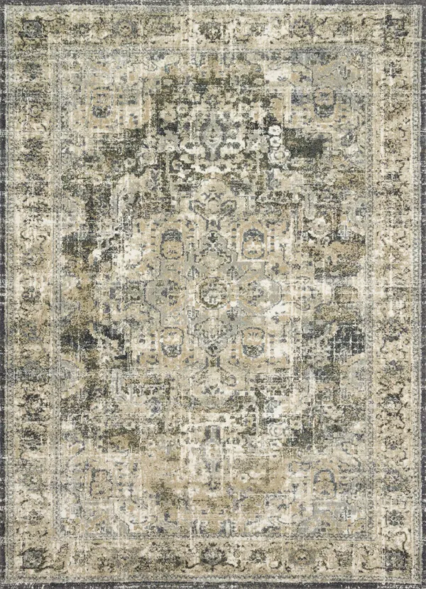 Magnolia Home James Natural Fog Area Rug - 3 7  X 5 7 