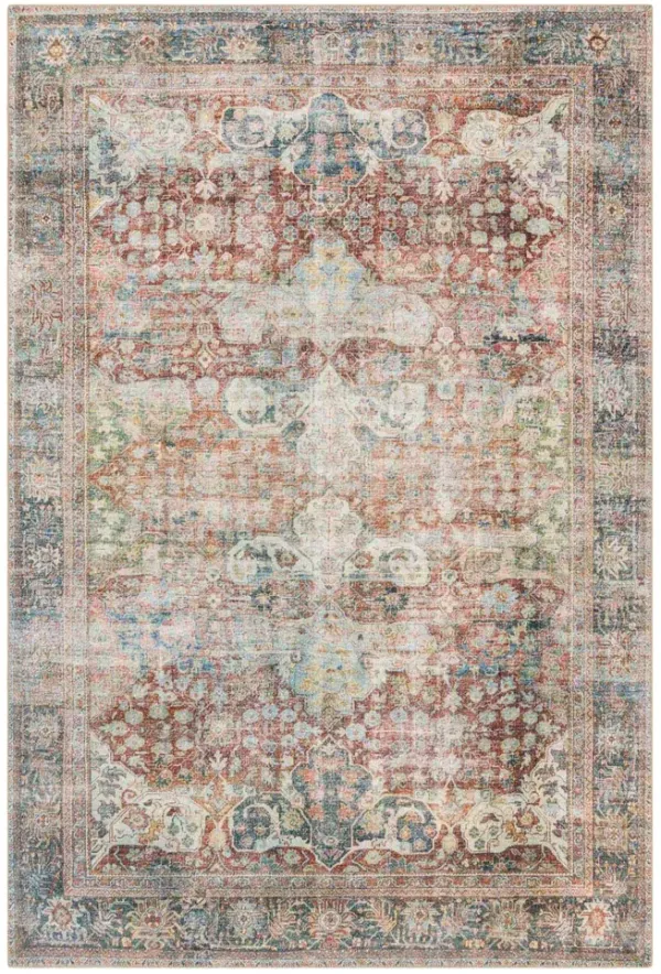 Loren Brick Multi Area Rug - 3 6  X 5 6 