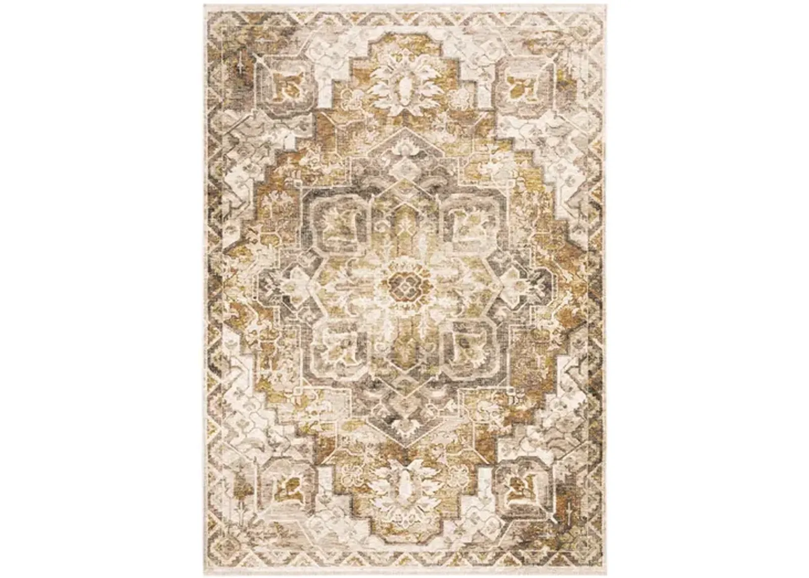 Maharaja Amber Area Rug - 3 3  X 5 0 